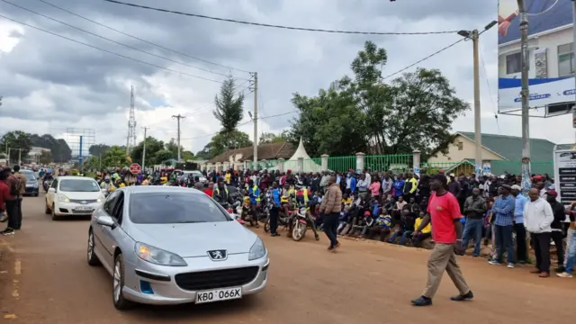 Crowds in Eldoret