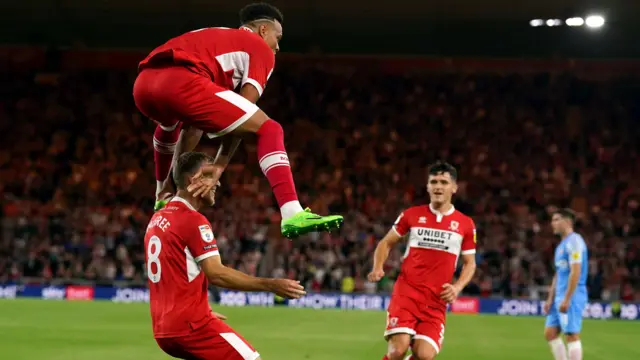 Boro celebrate