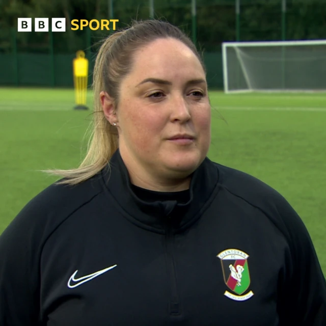 Glentoran Head of Girls and Women's Academy, Kim Turner