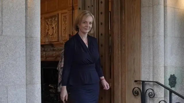 New Prime Minister Liz Truss leaves Balmoral following an audience with Queen Elizabeth II