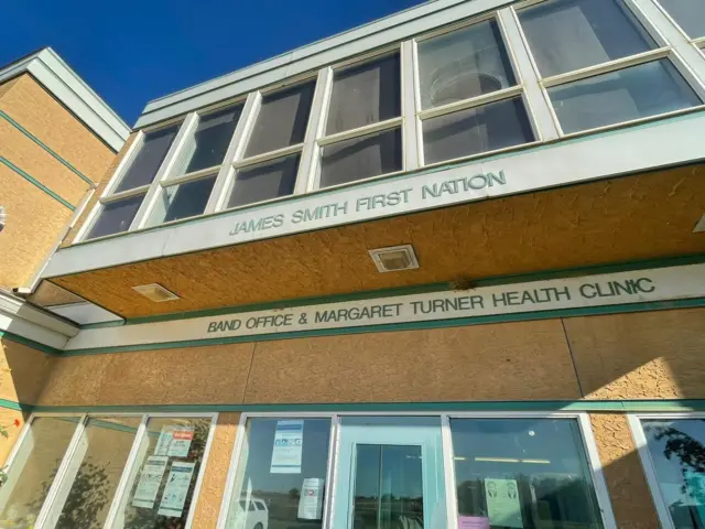 Local health clinic at James Smith Cree Nation photographed