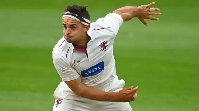 Somerset pace bowler Jack Brooks