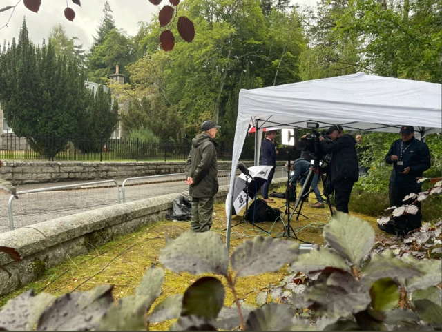 Journalists in Balmoral