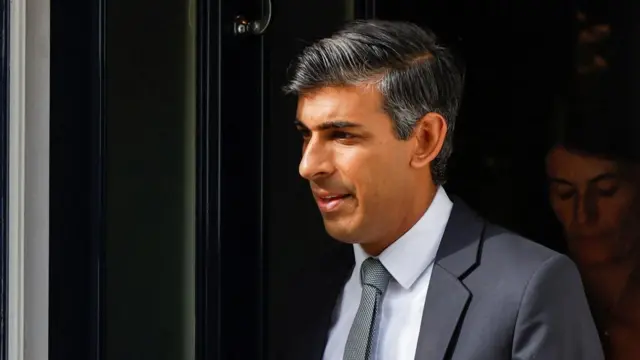 Former British Chancellor of the Exchequer and Conservative leadership candidate Rishi Sunak