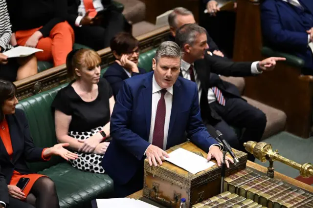 Keir Starmer in the Commons