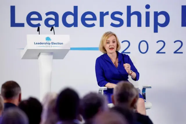 Liz Truss during her leadership campaign