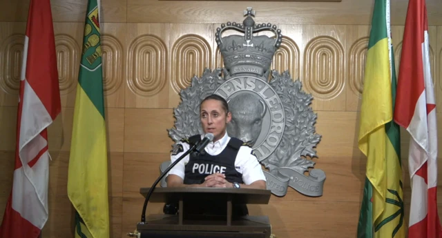 The police press conference