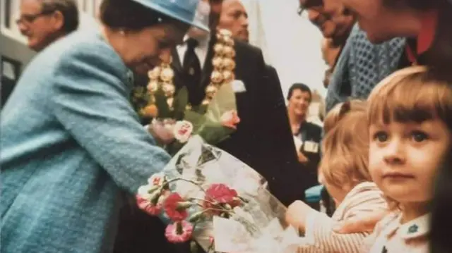 Susan Smith, now living in Uxbridge, met the Queen in Christchurch, New Zealand, in 1986