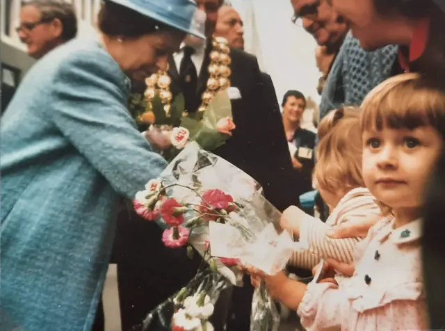 Susan Smith meeting the Queen