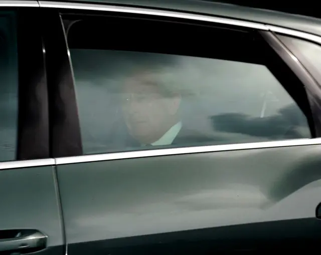 King Charles III pictured leaving Balmoral Castle