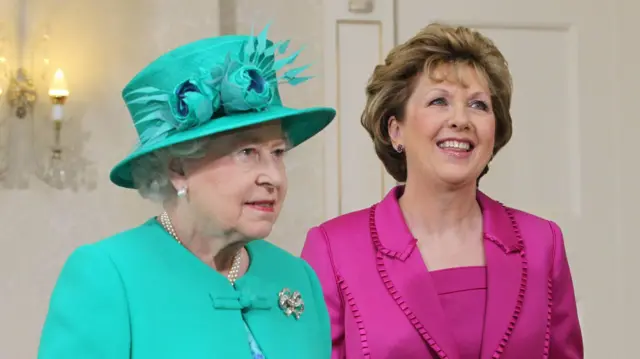The Queen and Mary McAleese