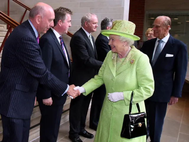 Peter Sheridan meets The Queen