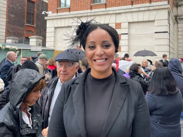Susanna Fataki, 40, who will be attending the Service of Prayer and Reflection at St Paul's Cathedral, London, following the death of Queen Elizabeth II on Thursday