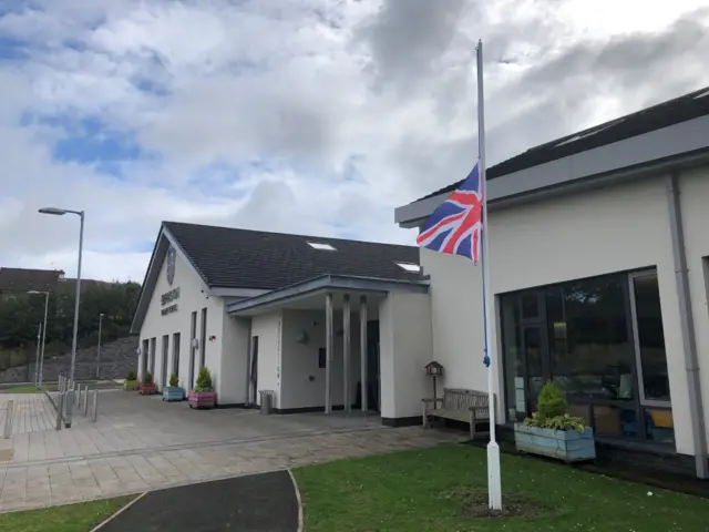Flag at E.P.S