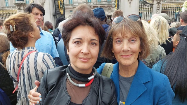 ue Northcott (right), 67 London. Irina Druzhinina, 48, Vienna