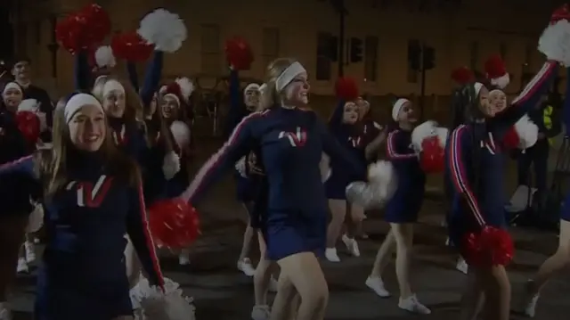 Cheerleaders in London