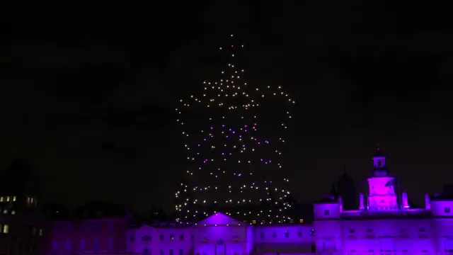 Light display of the crown