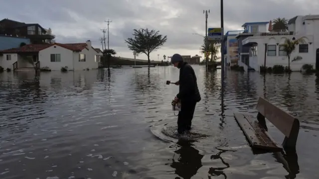 Atmospheric rivers causing storms in California