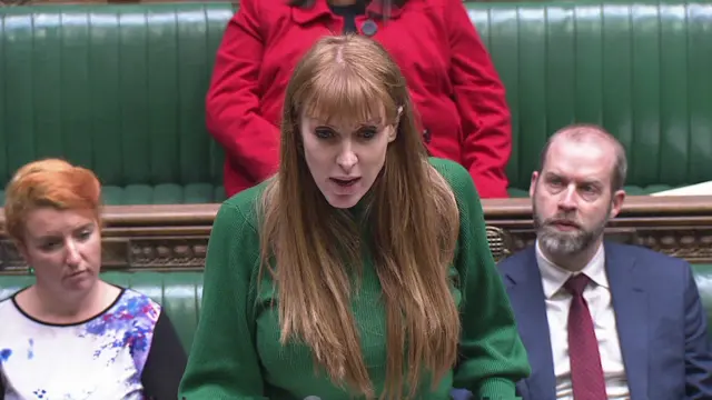 Angela Rayner in the Commons