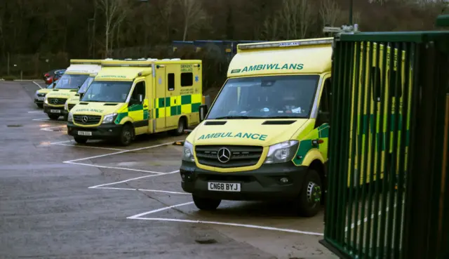 Welsh ambulances