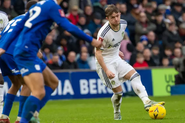 Joe Gelhardt for Leeds United v Cardiff City