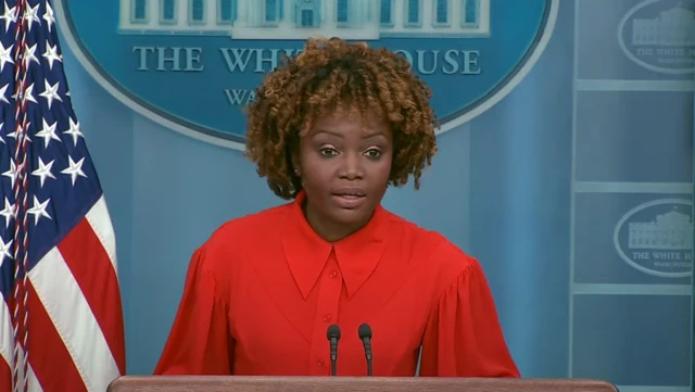 White House Press Secretary Karine Jean-Pierre