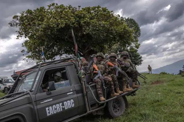 East African Regional Force (EACRF) soldiers