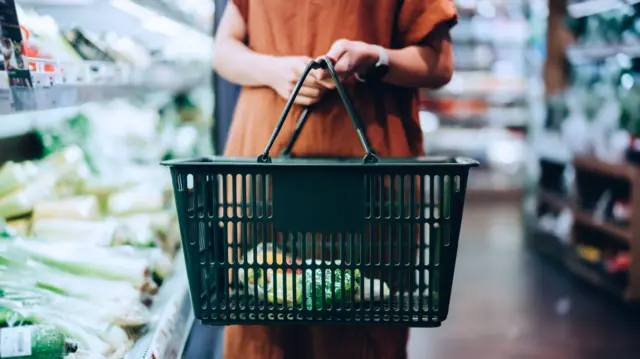 A shopping basket