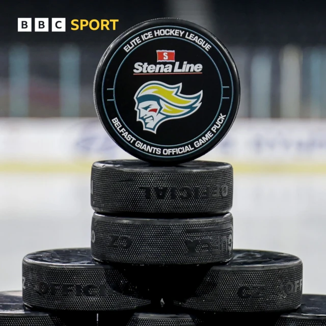 Belfast Giants ice hockey puck