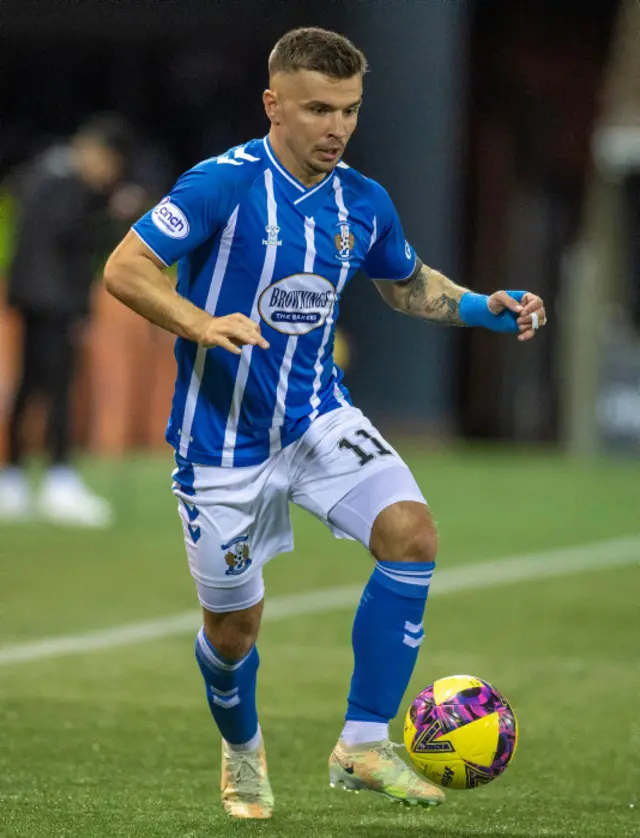 Danny Armstrong has been a key player in Kilmarnock's run