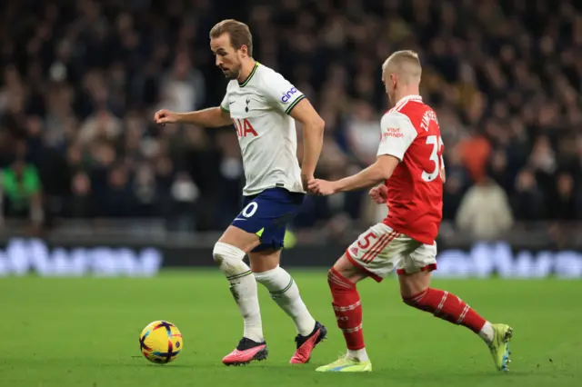 Harry Kane and Oleksandr Zinchenko