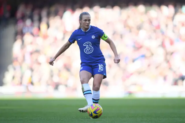 Chelsea captain and defender Magda Eriksson