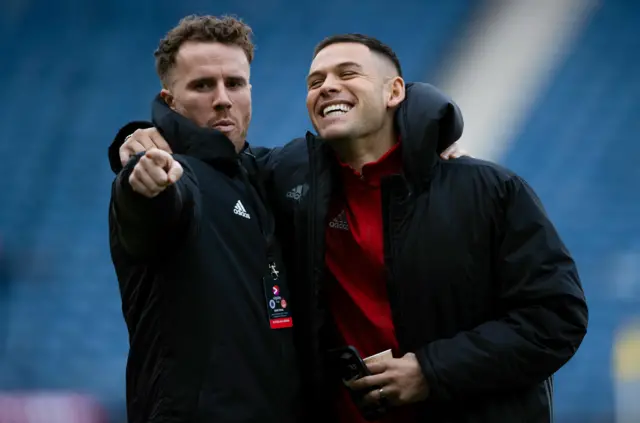 Aberdeen forwards Marley Watkins and Christian Ramirez