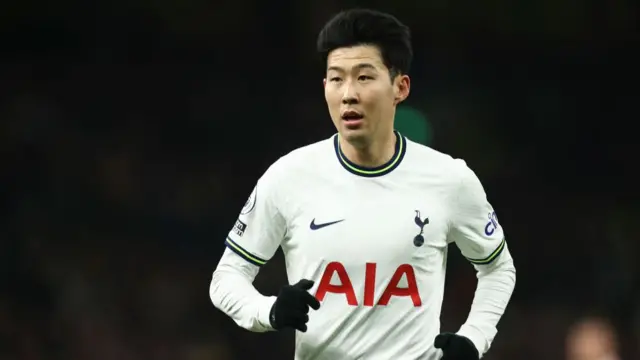 Son Heung-min running