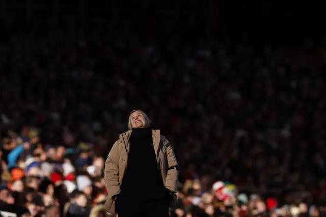 Chelsea boss Emma Hayes cuts a frustrated figure on the touchline.