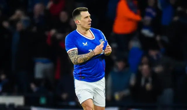 Ryan Jack celebrates