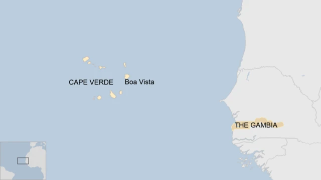 Map of Cape Verde