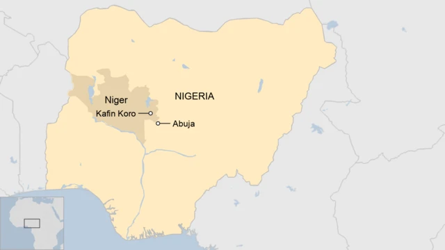 Map of Nigeria