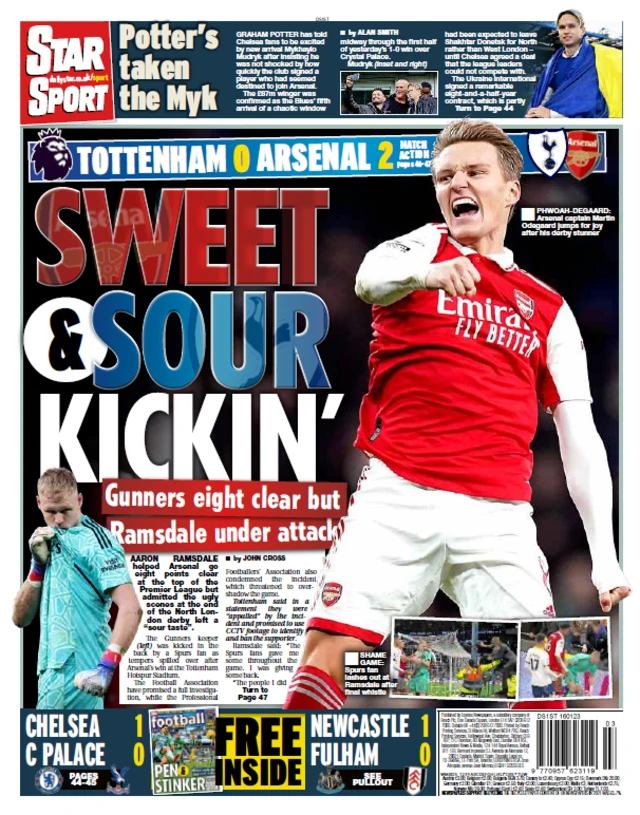 Premier League reaction and transfer news Arsenal beat Spurs, Wolves