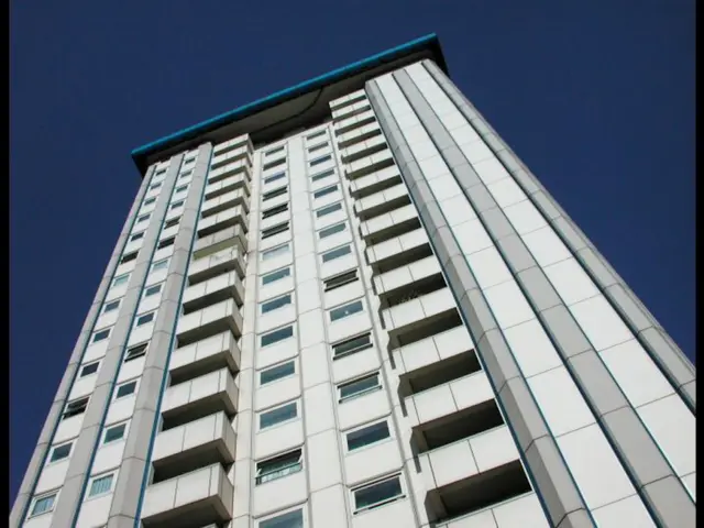 High rise block of flats in London