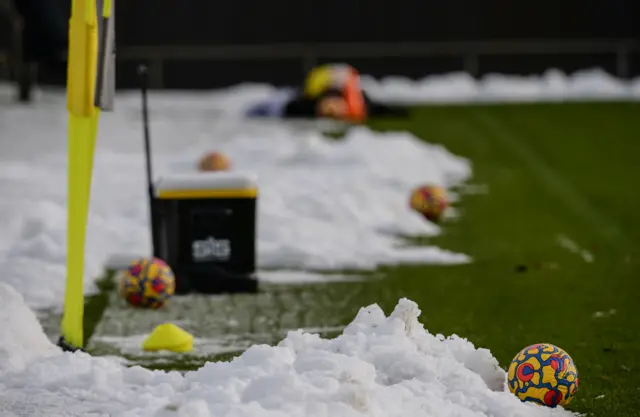 Frozen pitch