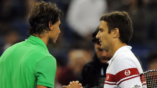 Rafael Nadal and Tommy Robredo