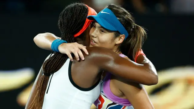 Coco Gauff and Emma Raducanu