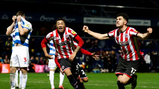 Sheff Utd celebrate