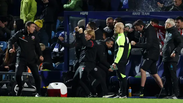 Sheff Utd celebrate