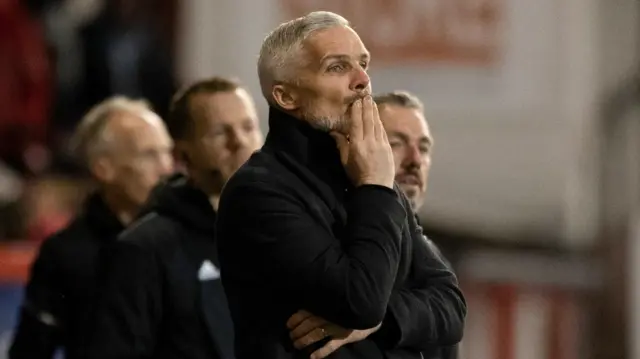 Aberdeen manager Jim Goodwin