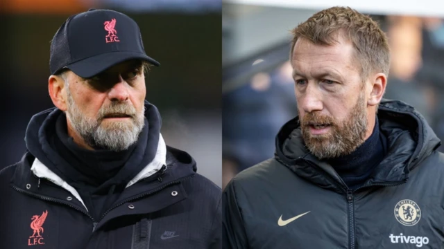 Jurgen Klopp and Graham Potter