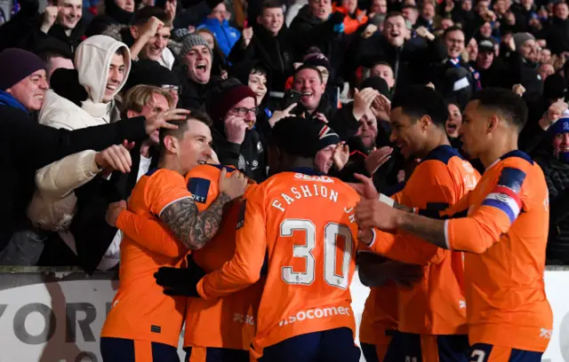 Rangers celebrate