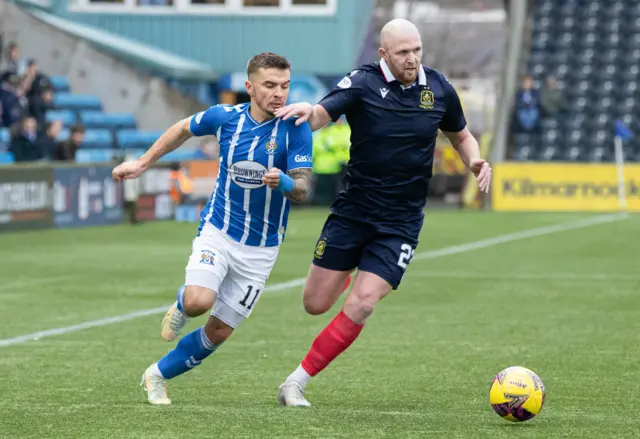 Kilmarnock midfielder Daniel Armstrong