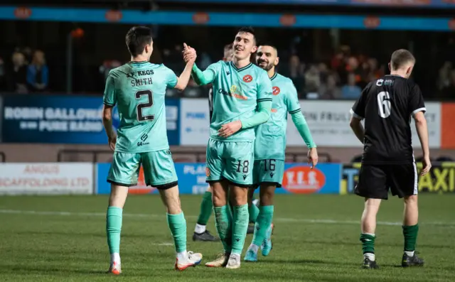 Dundee United celebrate